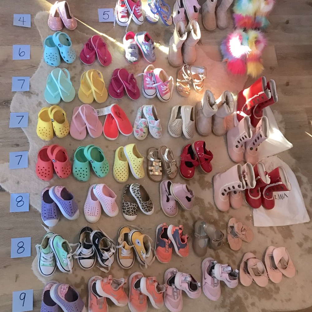 Toddler shoe clean out! Toddler 4-9